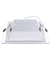Pannello Led Slim Quadrato Incasso 24w Cornice Vetro Cct 3000k 4000k 6500k P205e-q3c