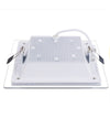 Pannello Led Slim Quadrato Incasso Cornice Vetro 12w Cct 3000k 4000k 6500k P125e-q3c
