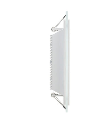 Pannello Led Slim Tondo Incasso Cornice Vetro 24w Cct 4000k 3000k 6500k P205e-t3c