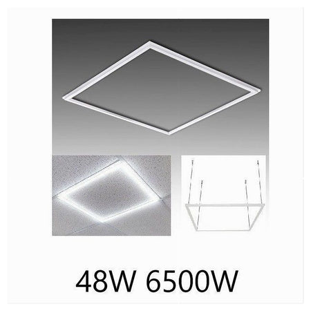 Pannello Led Telaio Luminoso Cornice 60x60 Cm 48 W 5700lm Lampadario Sospensione Tot