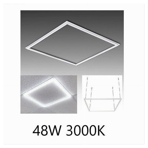 Pannello Led Telaio Luminoso Cornice 60x60 Cm 48 W 5700lm Lampadario Sospensione Tot