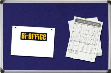 Pannello Maya Felt Board - feltro blu - 60 x 90 cm - Bi-Office Cancelleria e prodotti per ufficio/Archivio ufficio e accessori per scrivania/Lavagne e bacheche/Lavagne Eurocartuccia - Pavullo, Commerciovirtuoso.it