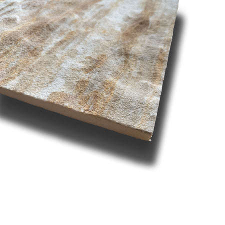 CAPPOTTO esterno - interno isolante in STYROFOAM 3D spess. 2,5cm (120x50cm) con resine e malta Marmo di cava Grezzo