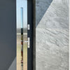 pannello rivoluzionario di Rivestimento interno-esterno in VERA PIETRA flessibile 280x122x0,3cm ANTRACITE