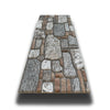 CAPPOTTO esterno - interno isolante in STYROFOAM 3D sp.2cm (120x50cm) con sabbiatura e malta Roccia e brick