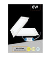 Pannello Smd Led Quadrato Incasso 6 W Con Driver Cct 3000k 4000k 6500k P105-q3c