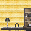 Pannello-Spugna-3d-Giallo-Adesivo-Pareti-Sfondo-Effetto-Muro-Mattoni-70x77cm