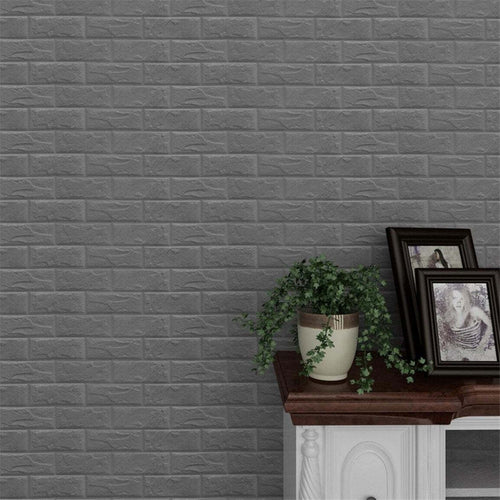 Pannello Spugna 3d Mattoni Grigio Adesivo Pareti Sfondo Casa Muri 30x60cm Stickers e Adesivi Trade Shop italia - Napoli, Commerciovirtuoso.it