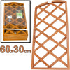 Pannello Traliccio Recinzione In Legno Scuro 60 X 30 Cm Rampicanti Giardino Giardino e giardinaggio/Giardinaggio/Letti rialzati per giardino e strutture di supporto/Graticolati Trade Shop italia - Napoli, Commerciovirtuoso.it
