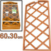 Pannello Traliccio Recinzione In Legno Scuro 60 X 30 Cm Rampicanti Giardino Giardino e giardinaggio/Giardinaggio/Letti rialzati per giardino e strutture di supporto/Graticolati Trade Shop italia - Napoli, Commerciovirtuoso.it