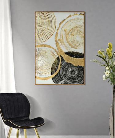 Pannello Vetro C/Cornice nWoody Cm 60X3,5X90 Casa e cucina/Decorazioni per interni/Arte/Poster e stampe Led Mall Home - Napoli, Commerciovirtuoso.it