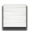 €1,99 Pannello in fibra naturale a parete 3D, rivestimento di lusso 3D 50X50cm BIANCO verniciabile LAMELLI - Eternal Parquet