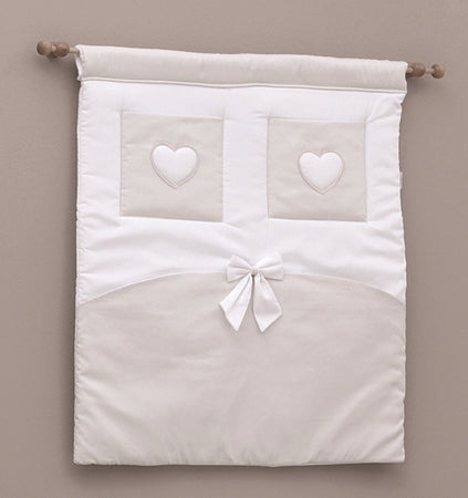 Poster Murale con Asta Italbaby Peluche Bianco