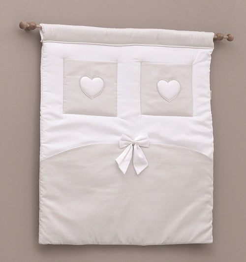 Poster Murale con Asta Italbaby Peluche Bianco