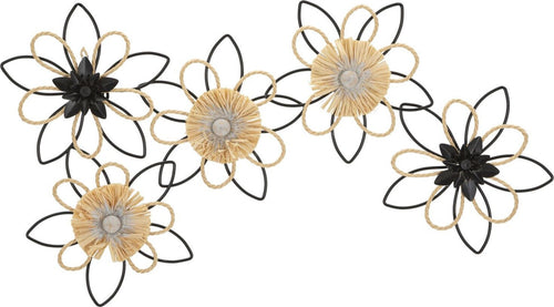 Pannelo-In-Ferro-E-Raffia-Flow-Cm-60X4X35