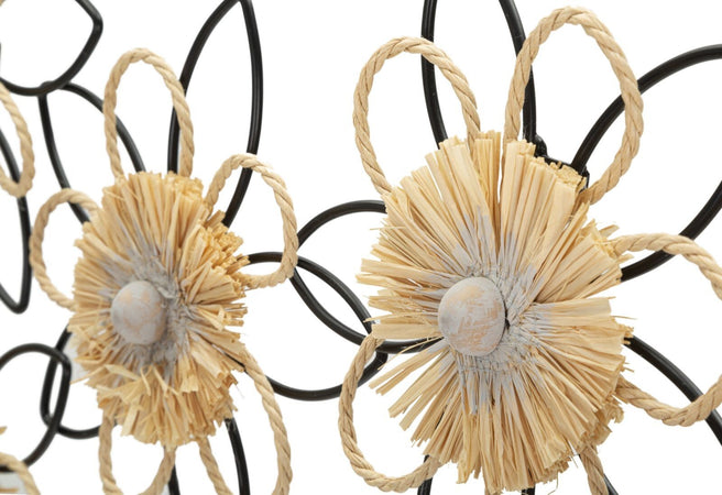 Pannelo-In-Ferro-E-Raffia-Flow-Cm-60X4X35