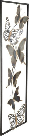 Pannelo In Ferro Farfalle Cm 31X2,5X90 Casa e cucina/Decorazioni per interni/Arte/Poster e stampe Led Mall Home - Napoli, Commerciovirtuoso.it