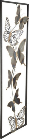 Pannelo In Ferro Farfalle Cm 31X2,5X90 Casa e cucina/Decorazioni per interni/Arte/Poster e stampe Led Mall Home - Napoli, Commerciovirtuoso.it