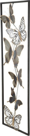 Pannelo In Ferro Farfalle Cm 31X2,5X90 Casa e cucina/Decorazioni per interni/Arte/Poster e stampe Led Mall Home - Napoli, Commerciovirtuoso.it