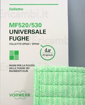 Panni-Pulizia-Fughe-x4-per-PuliLava-Folletto-SP520,-SP530