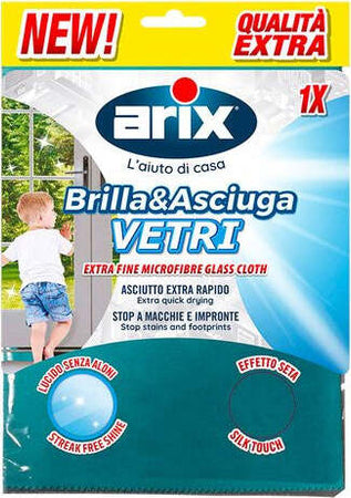 Panno-microfibra-Arix-28489-Brilla-&-Asciuga-Vetri