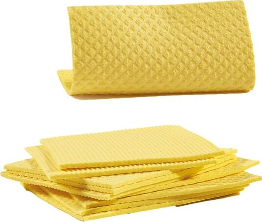 Pannospugna Aquos - 18 x 20 cm - giallo - Perfetto - pack 10 pezzi Casa e cucina/Detergenti e prodotti per la pulizia/Strumenti di pulizia/Panni per pulizia Eurocartuccia - Pavullo, Commerciovirtuoso.it