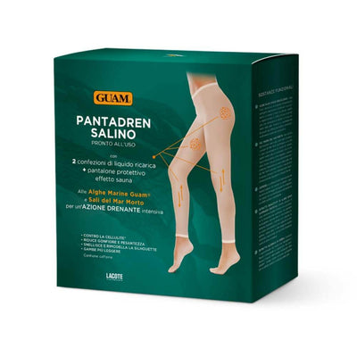 PANTADREN SALINO + 2 BUSTE LIQUIDO RICARICA + PANTALONE EFFETTO SAUNA