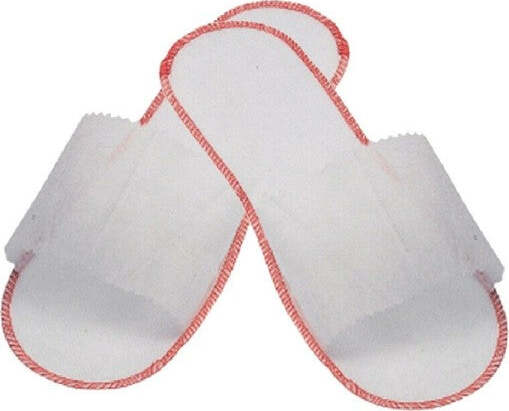 Pantafola-Ciabatta-Monouso-Aperta-Estetista-Bianca-In-Tnt-100-Pz-/-50-Paia