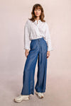 Pantalone Molly Bracken in denim leggero