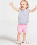 Pantaloncino Corto Estivo Bimba Tinta Unita in Cotone Pantalone Bermuda Corto Bambina Leggero Estate 5 Tasche Elasticizzato Colorato con Ricamo pantaloncino baby femmina Piccole Canaglie - Tropea, Commerciovirtuoso.it