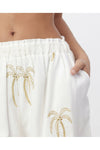 Pantaloncini Donna Admas 19942 Golden Palms in Lino e Viscosa