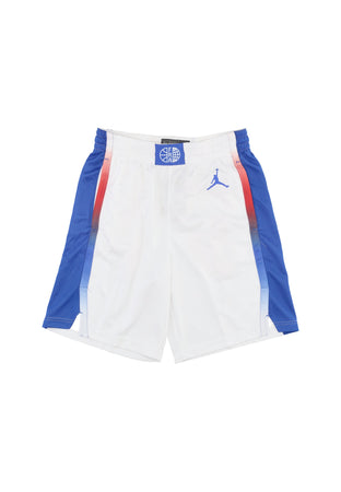 JORDAN Pantaloncino Basket Uomo Limited Home Basketball Short Team France White/hyper Royal da uomo