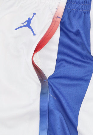JORDAN Pantaloncino Basket Uomo Limited Home Basketball Short Team France White/hyper Royal da uomo
