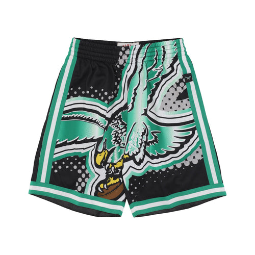 MITCHELL & NESS Pantaloncino Basket Uomo Nfl Big Face 7.0 Fashion Short Phieag Black da uomo