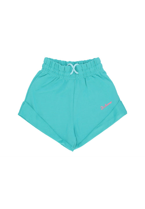 DISCLAIMER Pantaloncino Donna W Logo Short Mint/st Fuchsia da donna