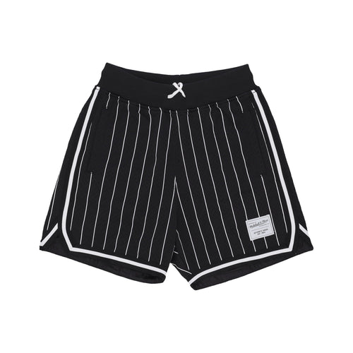 MITCHELL & NESS Pantaloncino Tipo Basket Uomo Branded Pinstripe Game Day 2.0 Shorts Black da uomo
