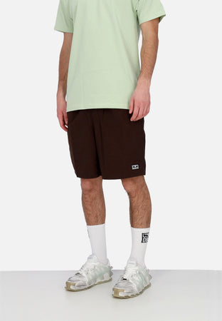 OBEY Pantaloncino Uomo Easy Eyes Nylon Short Java Brown da uomo