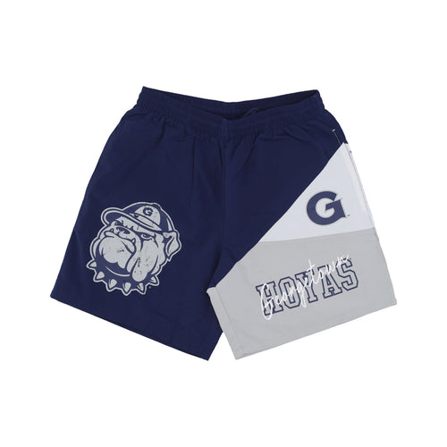 MITCHELL & NESS Pantaloncino Uomo Ncaa Woven Shorts Vintage Logo Geohoy Original Team Colors da uomo