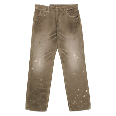 AMISH pantalone amish james corduroy vandal - tortora da donna