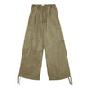 AMISH pantalone amish paracargo unisex heavy popeline - dyed sage da donna