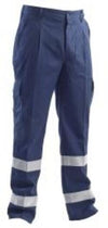 Pantalone Blu Taglia L con Bande Riflettenti