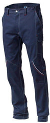 Pantalone Boston Blu Stretch Pantalone da Lavoro Elasticizzato Magazziniere Meccanico Elettricitsta Gommista