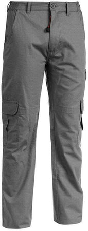 Pantalone Brasco Grigio Taglia L Pantalone con Tasconi Ripstop da Lavoro Tempo Libero