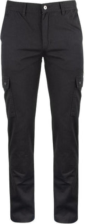 Pantalone Cargo Nero con Tasconi Pantalone da Lavoro Tempo Libero Multitasche