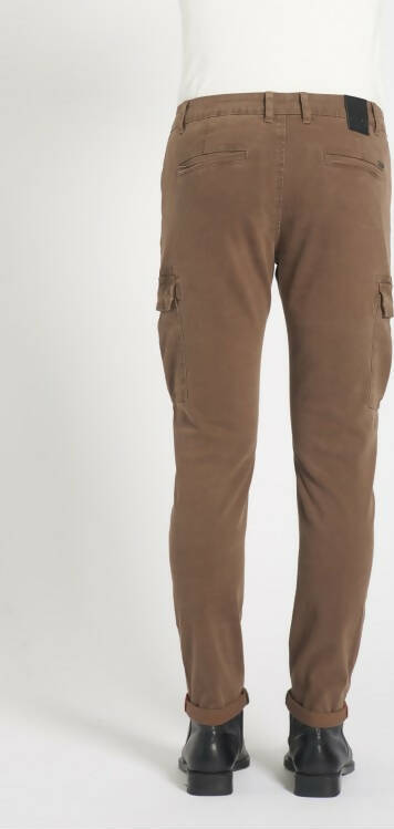 Pantalone Cargo Uomo Datch Pantaloni Casual Uomo Marroni