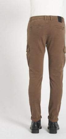 Pantalone Cargo Uomo Datch Pantaloni Casual Uomo Marroni