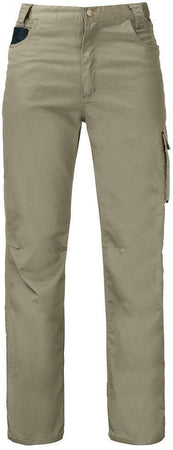Pantalone Carpenter Beige Pantalone da Lavoro con Tasconi Magazzino Officina Muratore