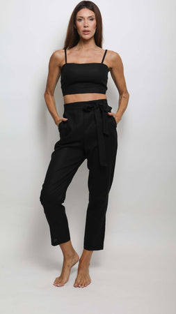 Pantalone-con-pinces-nero