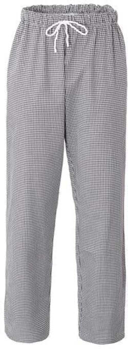 Pantalone Cuoco Plutone Quadretto Pantalone Comodo con Laccio Cucina