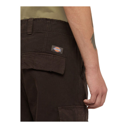 DICKIES pantalone dickies johnson cargo - dark brown da uomo